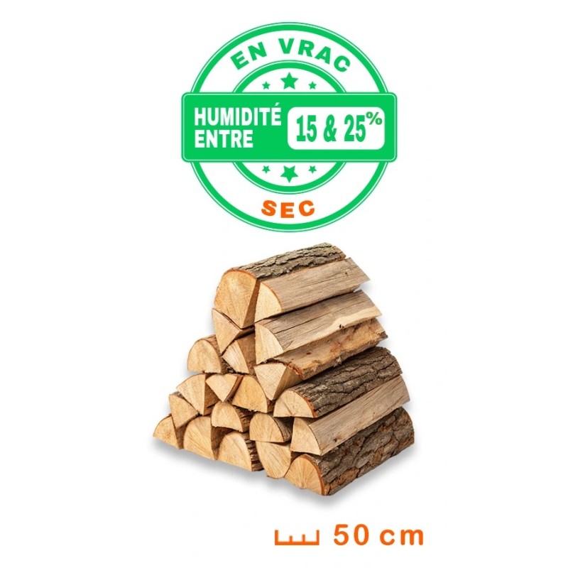 Bois de Chauffage en Vrac - 50 cm